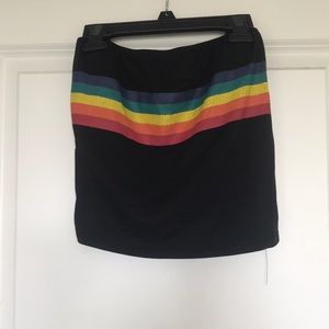 Matching outfit, from rue 21 size medium and color Black with rainbow.